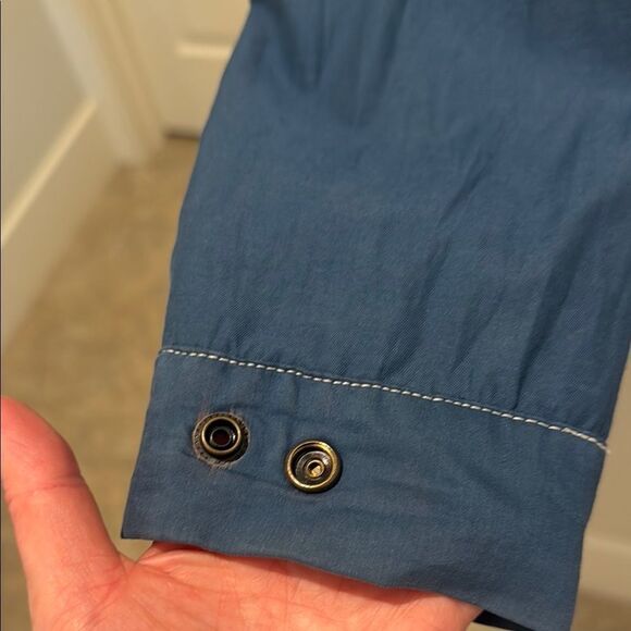 Volcom Men's Blue Hooded Windbreaker Jacket size Medium - Picture 3 of 10